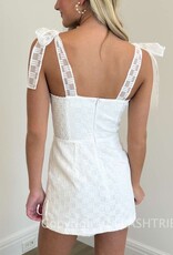 Amanda Uprichard Keena Jacquard Skort Romper Mini Dress