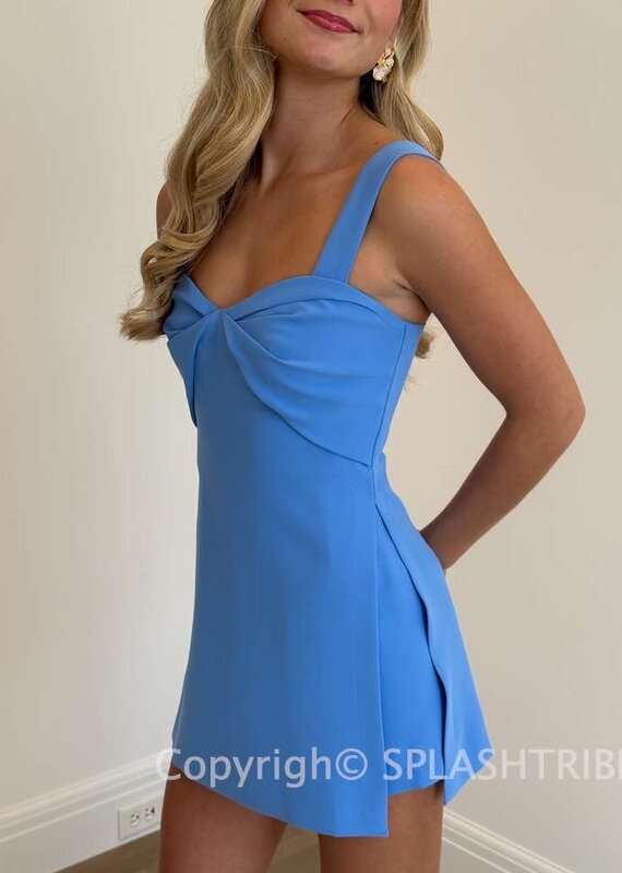 Amanda Uprichard Soho Skort Romper Mini Dress