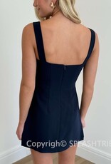 Amanda Uprichard Soho Skort Romper Mini Dress