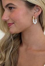 Marina Pearl Hoop Earrings