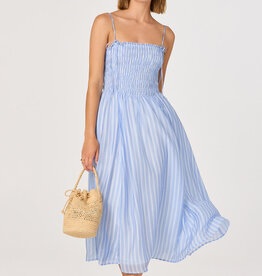 Lahela Striped Midi Dress