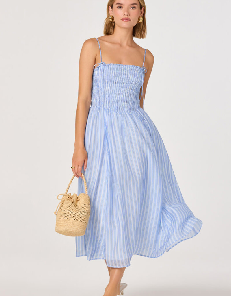 Lahela Striped Midi Dress
