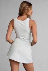 Rib Jersey Square Neck Tank Top