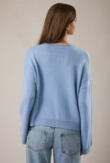 Rolled Neck Thin Long Sleeve Cardigan Sweater