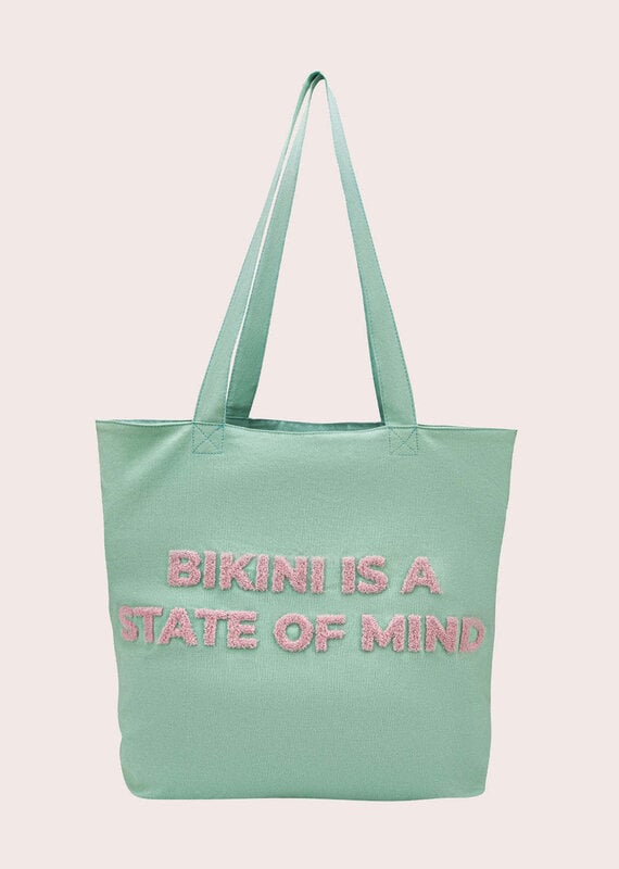 PQ Swim Bikini Is A State Of Mind Tote Bag Water