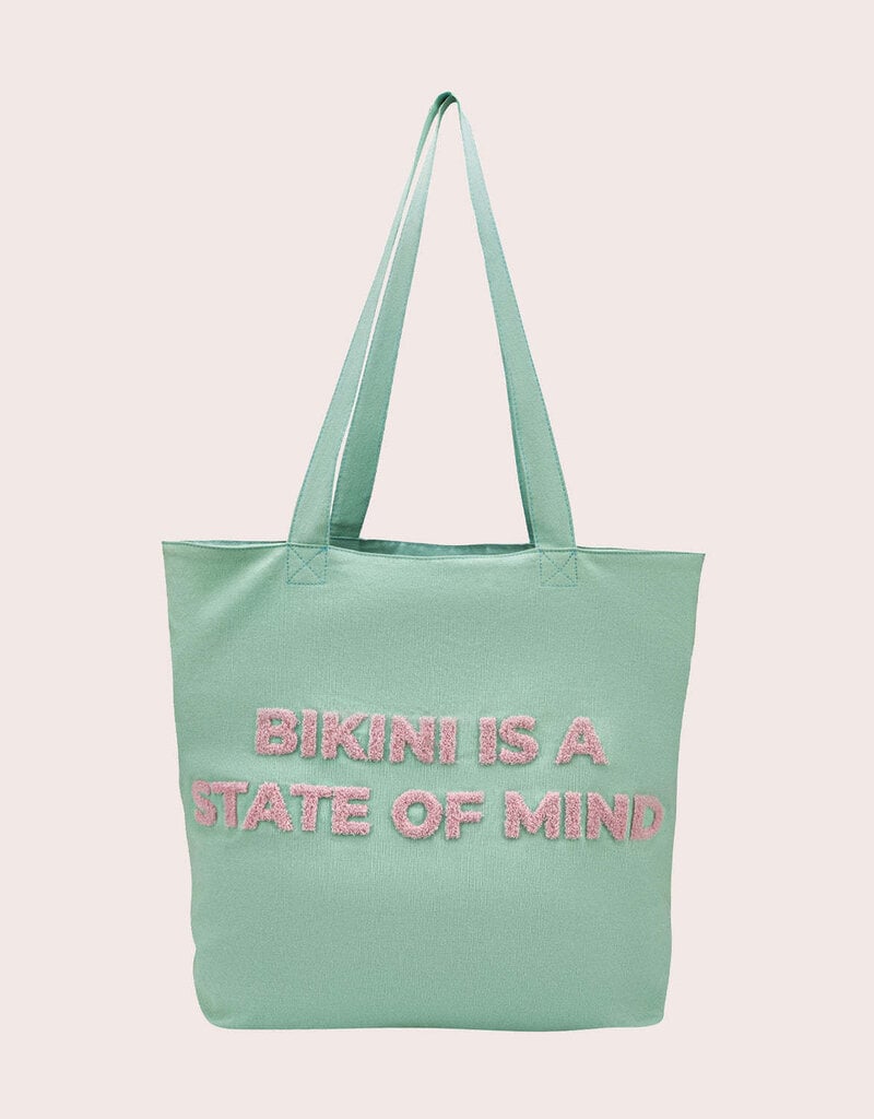 PQ Swim Bikini Is A State Of Mind Tote Bag Water