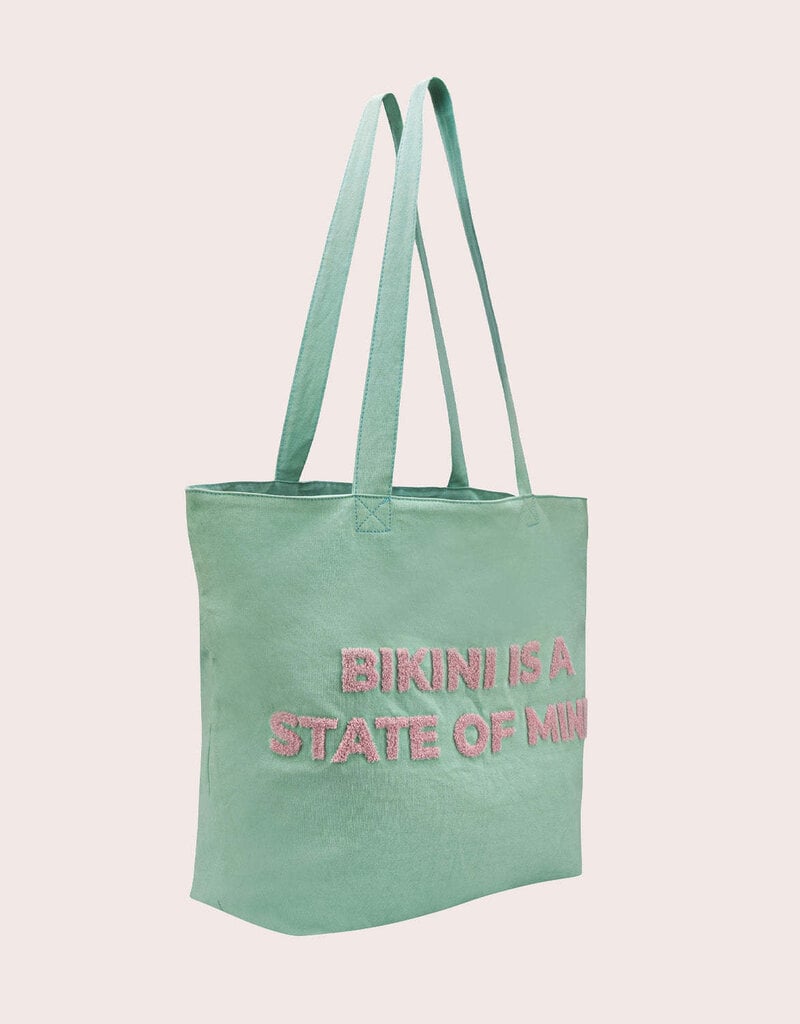 PQ Swim Bikini Is A State Of Mind Tote Bag Water