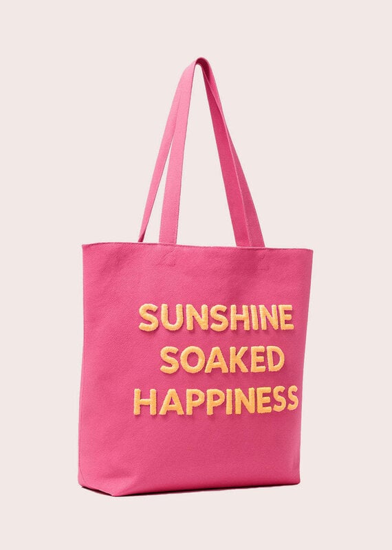 PQ Swim Sunshine Soaked Happiness Tote Bag Petunia