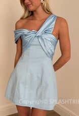 Gordon Asymmetrical Off Shoulder Mini Dress