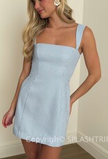 Amanda Uprichard Andreina Herringbone Structured Mini Dress