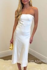 Carolyn Strapless Midi Dress