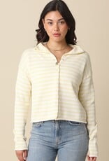 Carmen Stripe Knit Cardigan Sweater