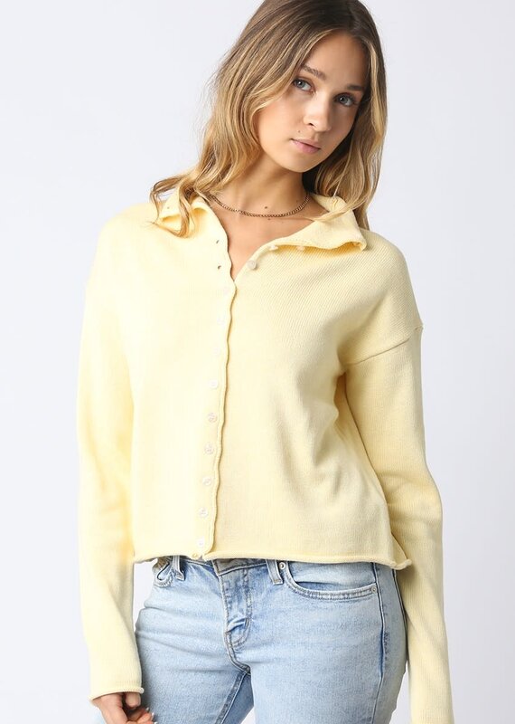 Carmen Solid Knit Cardigan Sweater