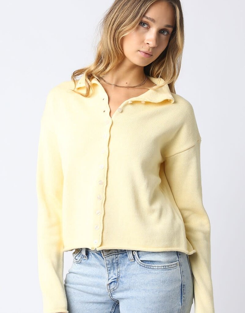 Carmen Solid Knit Cardigan Sweater