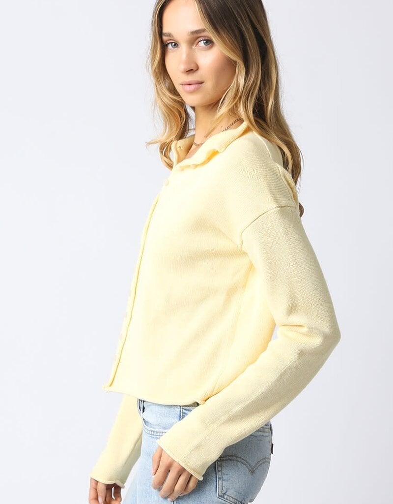 Carmen Solid Knit Cardigan Sweater