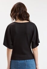 Boat Neck Half Sleeve Top