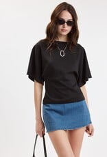 Boat Neck Half Sleeve Top