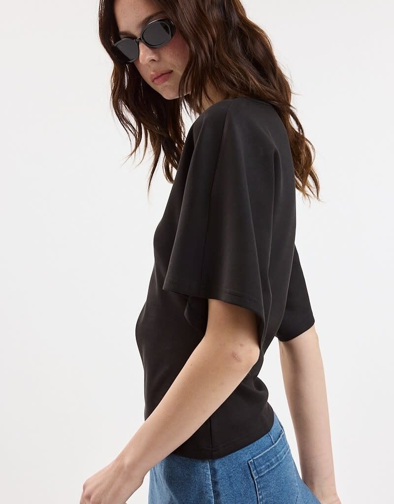 Boat Neck Half Sleeve Top