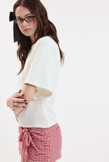 Boat Neck Half Sleeve Top