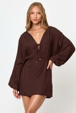 L Space Deia Coverup Mini Dress