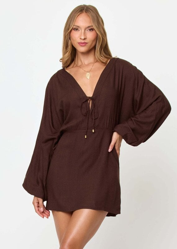 L Space Deia Coverup Mini Dress