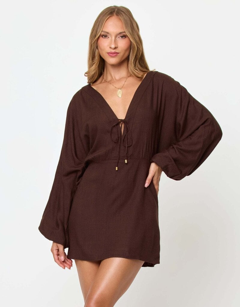 L Space Deia Coverup Mini Dress