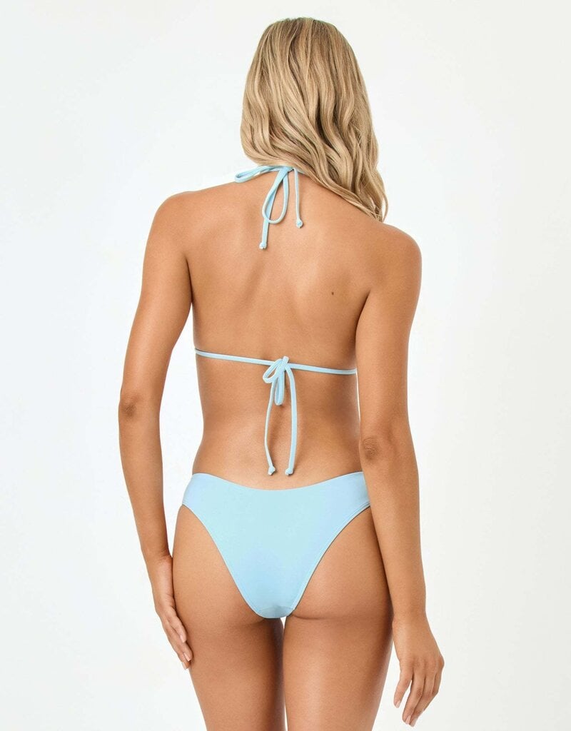 L Space Samba Crochet Trim Bikini Top