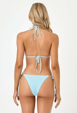 L Space Samba Crochet Trim Bikini Bottom Bitsy