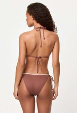 L Space Samba Crochet Trim Bikini Bottom Full