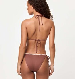 L Space Samba Crochet Trim Bikini Bottom Full