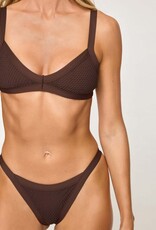 L Space Tyla Crochet Net Bikini Top