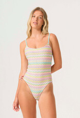 PQ Swim Chevron Print Eloise One Piece Swimsuit