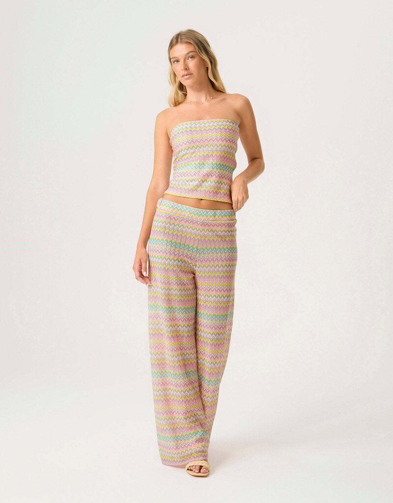PQ Swim Chevron Print Meg High Waist Pant
