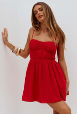 Lanie Shirred Mini Dress