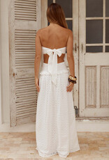 Grace Strapless Tie Back Maxi Dress