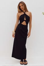 Shellie Keyhole Halter Midi Dress
