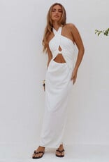 Shellie Keyhole Halter Midi Dress
