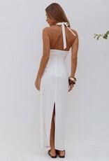 Shellie Keyhole Halter Midi Dress