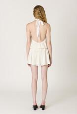 Alegria Tie Waist Halter Mini Dress