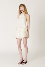 Alegria Tie Waist Halter Mini Dress