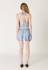 Alegria Tie Waist Halter Mini Dress