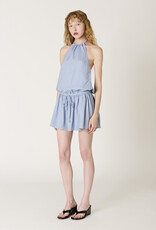 Alegria Tie Waist Halter Mini Dress