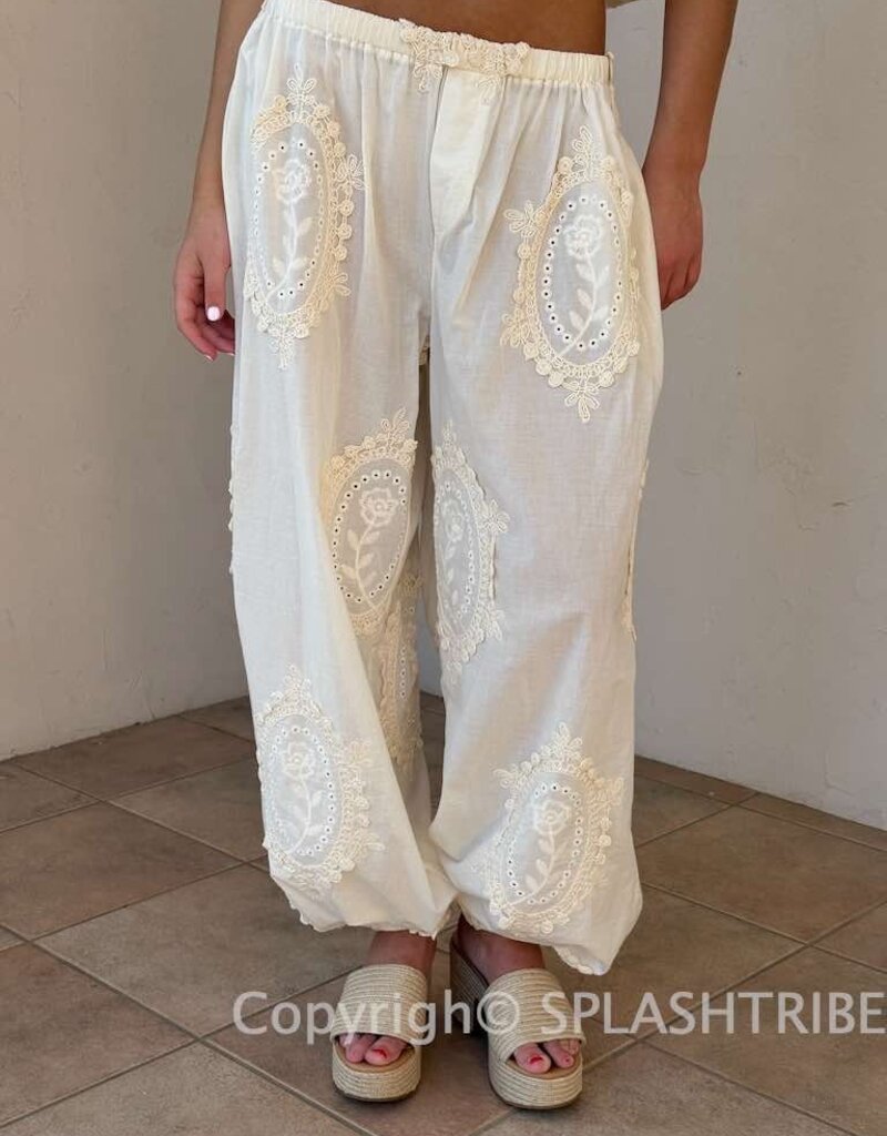 Kirsten Embroidered Balloon Pants