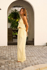 Olivia Triangle Halter Flowy Crop Top