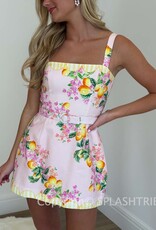 Judie Belted Romper Mini Dress