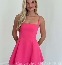 Amanda Uprichard Anna Square Neck Mini Dress