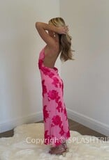 Hunter Floral Open Back Maxi Dress