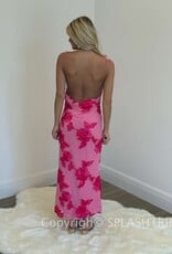 Hunter Floral Open Back Maxi Dress