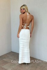 Wrenley Halter Tie Knit Top