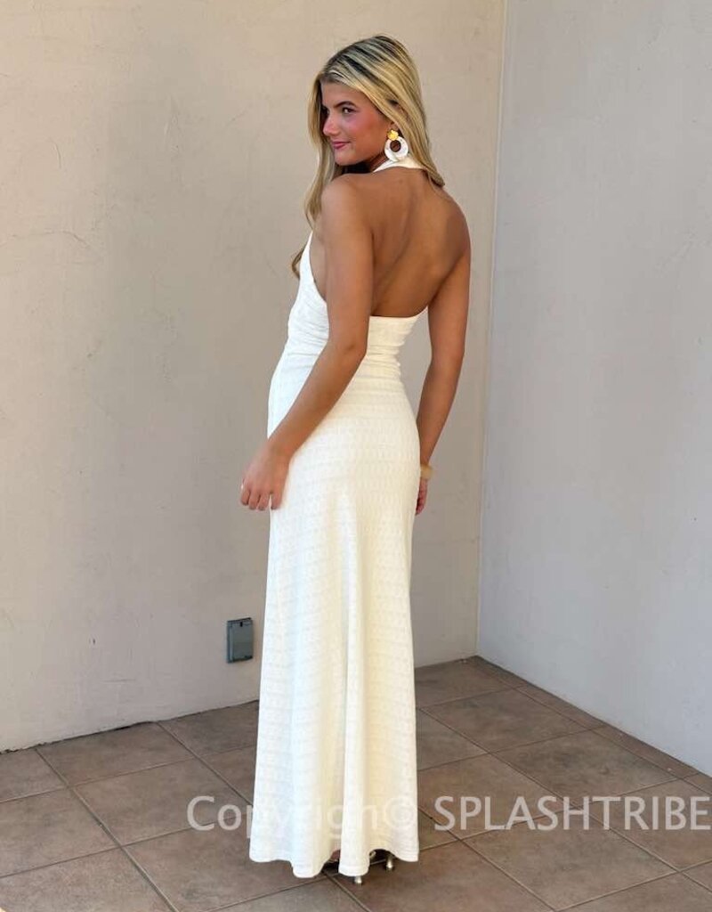Laila Cut Out Halter Maxi Dress